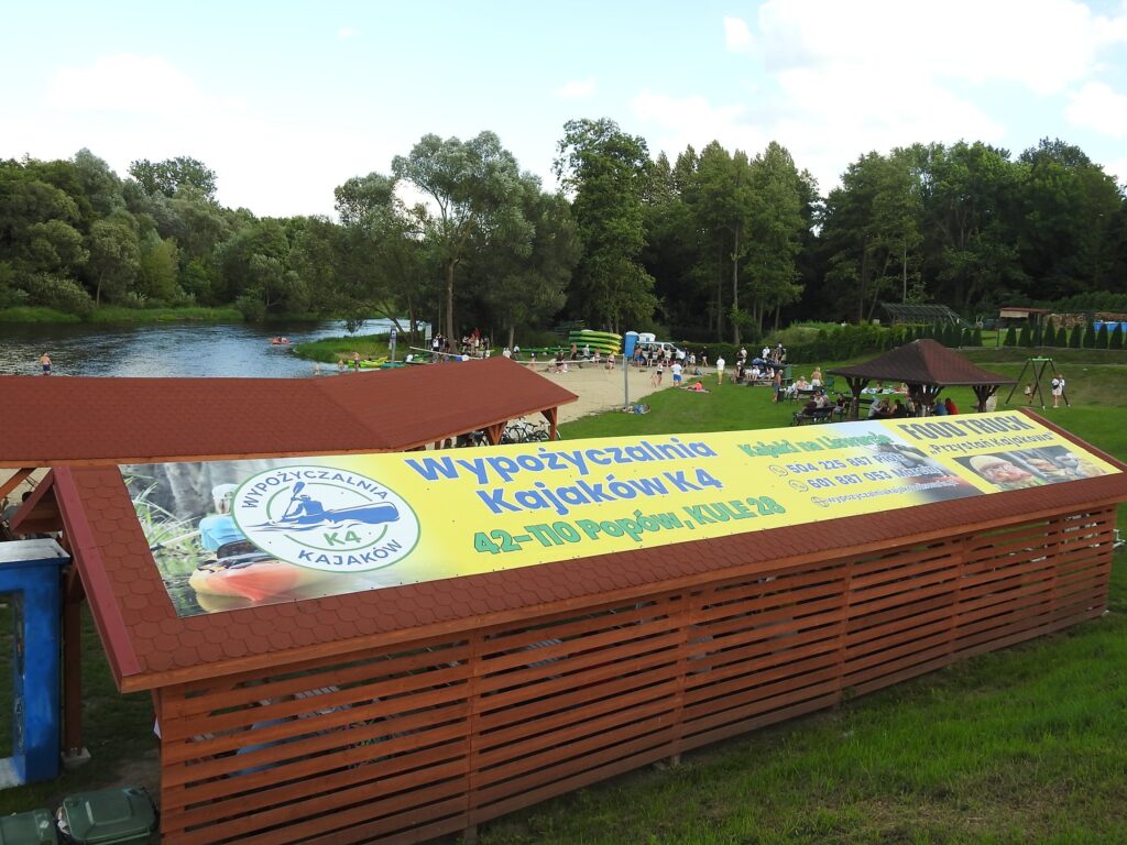 Start spływu kajakowego Wąsosz Górny – Lisowice na rzece Warcie